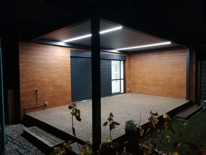 PERGOLA ALUX BIOclimatic S LED OSVĚTLENÍM