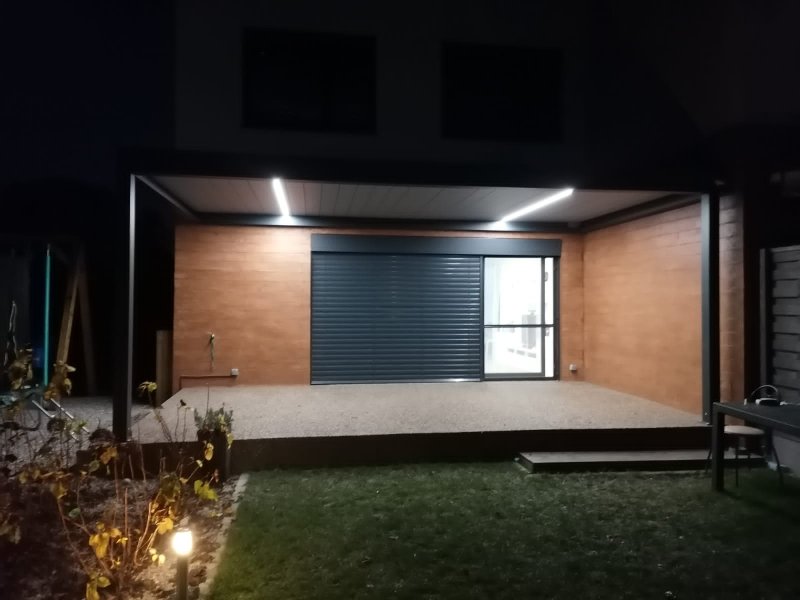PERGOLA ALUX BIOclimatic S LED OSVĚTLENÍM