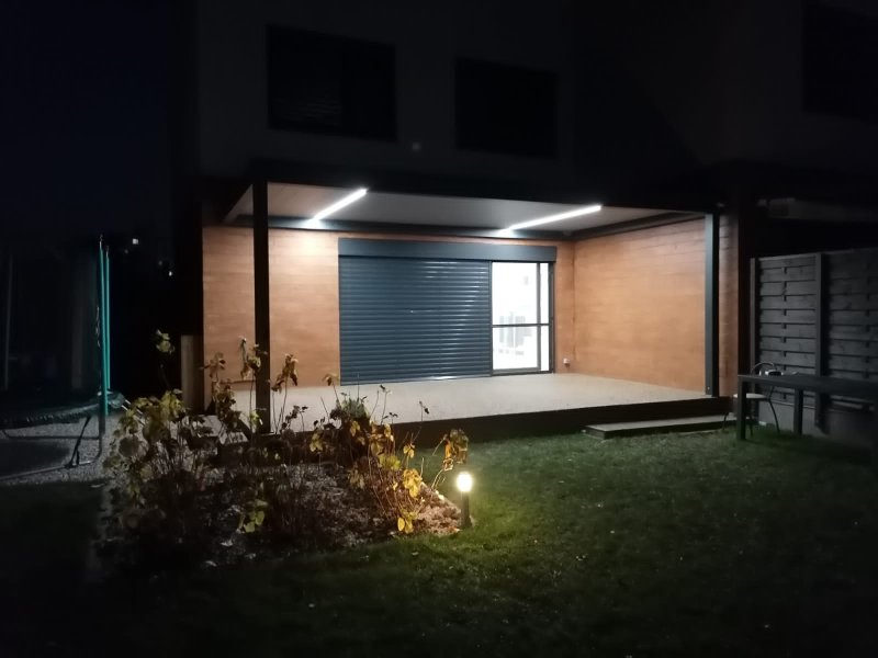 PERGOLA ALUX BIOclimatic S LED OSVĚTLENÍM