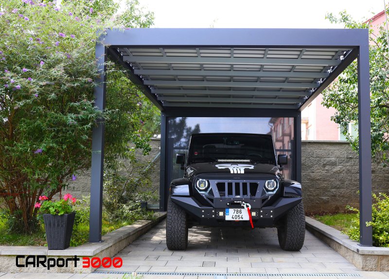 PARÁDNÍ REALIZACE Carport Trapez