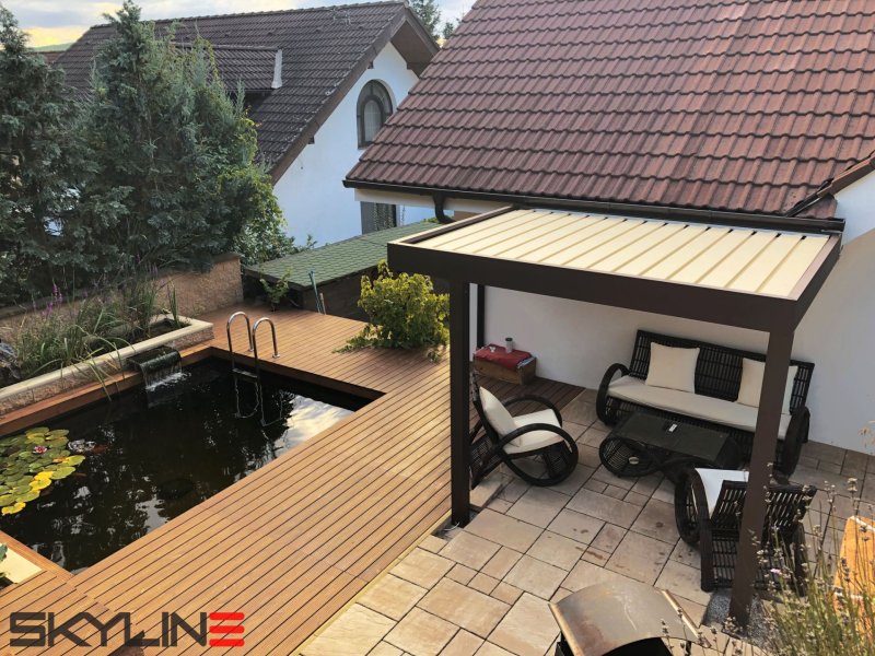 PERGOLA ALUX BIOclimatic V ATYPICKÉ BARVĚ